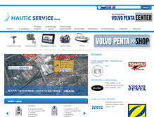 Tablet Screenshot of nautic-service.net